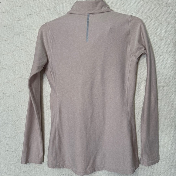 New Balance Heathered Funnel Neck Pullover S - Picture 4 of 6